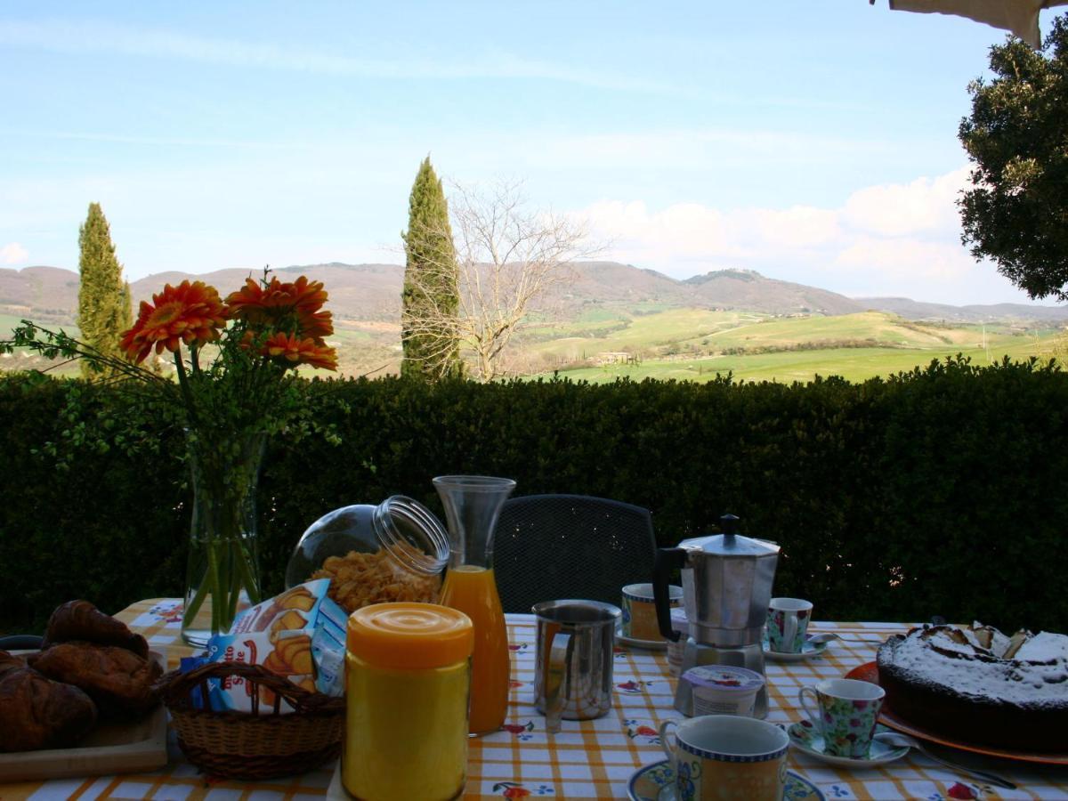 Appartamento Spacious Farmhouse In Pienza With Swimming Pool Contignano Esterno foto